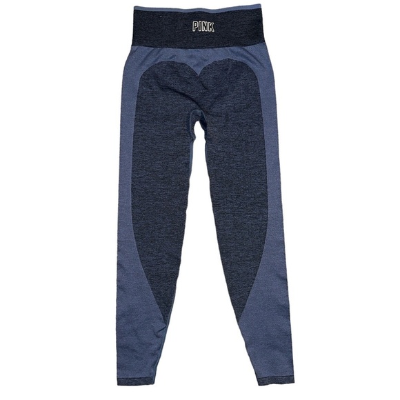 PINK Victoria's Secret Pants - 𝅺small Victoria’s Secret PINK Blue Seamless Leggings